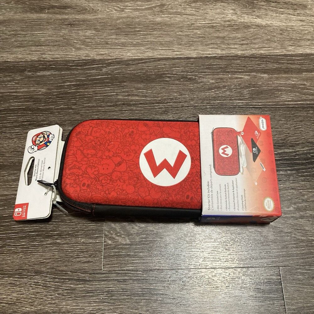 Nintendo Switch Officially Licensed Mario Remix Deluxe Travel Case